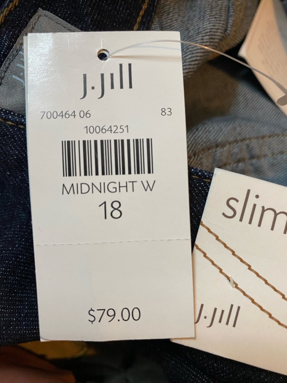 J. Jill Men's Straight Jeans in Dark Indigo - Picture 6 of 6